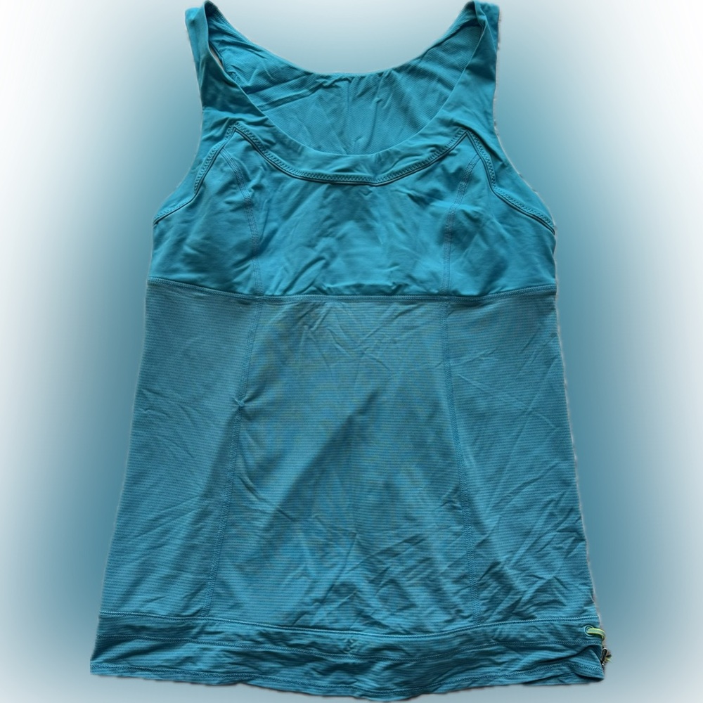 Lululemon Adjustable Teal Tank Top
